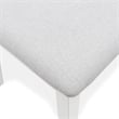 Pemberly Row Contemporary Dining Chair Shutter Grey Fabric (Set of 2)