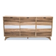 Pemberly Row 3-Door Credenza TV Stand Entertainment Unit Hallway Dresser