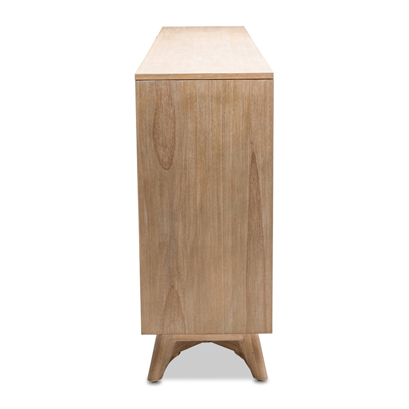 Pemberly Row 3-Door Credenza TV Stand Entertainment Unit Hallway Dresser