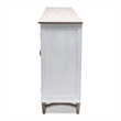 Pemberly Row 4-Door Credenzaa TV Stand Entertainment Unit Hallway Dresser