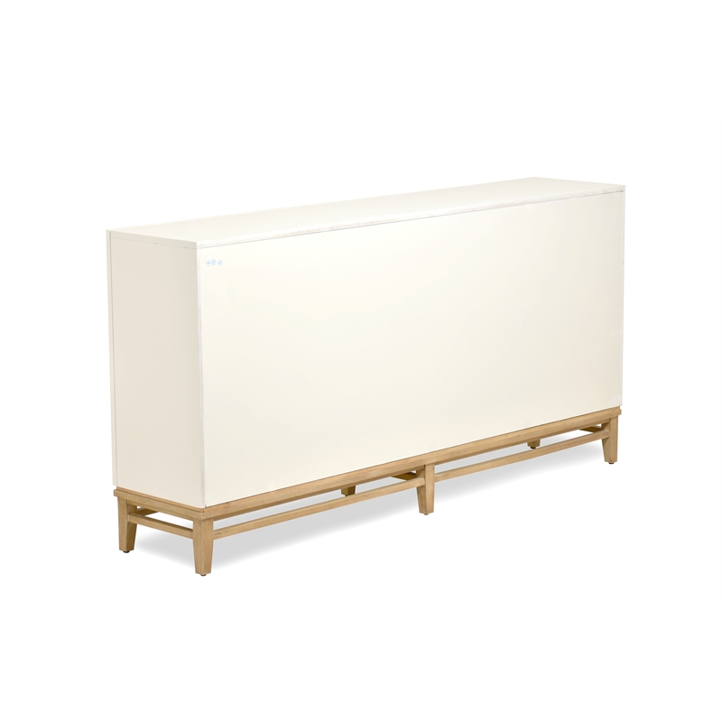 Pemberly Row 4-Door Credenzaa TV Stand Entertainment Unit Hallway Dresser