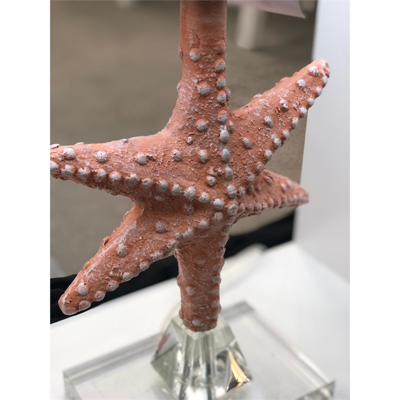 Pemberly Row Starfish Seaside Coastal Table Lamps (Set of 2) 3-Way Switch