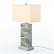 Pemberly Row Gray/Light Brown Coastal Fish Table Lamp (Set of 2) 3-Way Switch