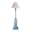 Pemberly Row 63'' Coastal Blue Shutter Floor Lamp 3-Way Switch