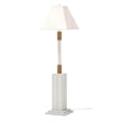 Pemberly Row 63'' Coastal White Shutter Floor Lamp 3-Way Switch