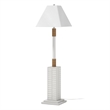 Pemberly Row 63'' Coastal White Shutter Floor Lamp 3-Way Switch
