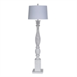Pemberly Row 63'' Classic White Washed Coastal Floor Lamp Classy 3-Way Switch