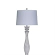 Pemberly Row 63'' Classic White Washed Coastal Floor Lamp Classy 3-Way Switch
