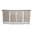Pemberly Row 4-Door Credenza TV Stand Entertainment Unit Hallway Dresser