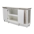 Pemberly Row 4-Door Credenza TV Stand Entertainment Unit Hallway Dresser