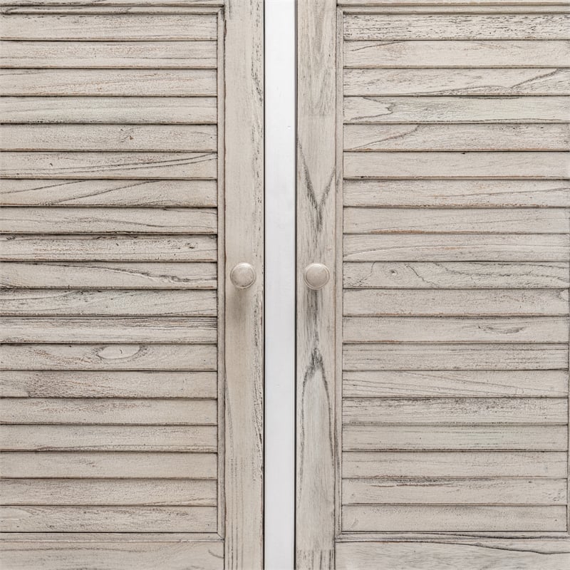 Pemberly Row 4-Door Credenza TV Stand Entertainment Unit Hallway Dresser