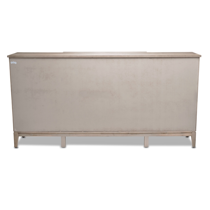 Pemberly Row 4-Door Credenzaa TV Stand Entertainment Unit Hallway Dresser