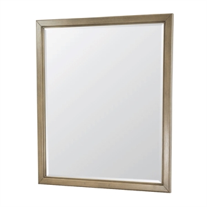 Pemberly Row Contemporary Mirror in Muted Earth Tones & Clay