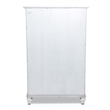 Pemberly Row Contemporary Wood Chest with 5-Drawers in White