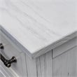 Pemberly Row Contemporary Wood Chest with 5-Drawers in White