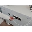 Pemberly Row Contemporary 2-Drawer Solid Wood Nightstand in White