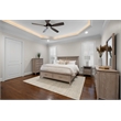 Pemberly Row Solid Wood King Storage Bed in Glazed Driftwood