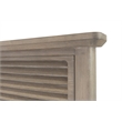Pemberly Row Solid Wood King Storage Bed in Glazed Driftwood