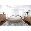 Pemberly Row King Low Profile Platform Bed with Storage in Maple