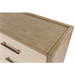 Pemberly Row Contemporary Woven 6-Drawer Dresser in Earth Tones & Clay