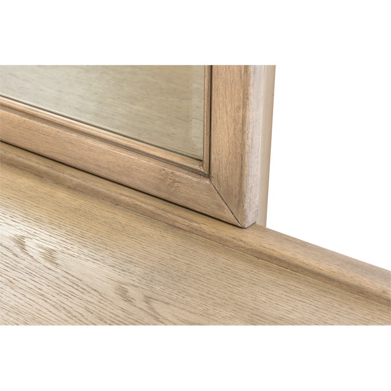 Pemberly Row Contemporary Woven 6-Drawer Dresser in Earth Tones & Clay