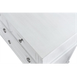 Pemberly Row Contemporary 7-Drawer Dresser in White & Soft Grey Glaze