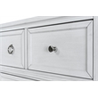 Pemberly Row Contemporary 7-Drawer Dresser in White & Soft Grey Glaze