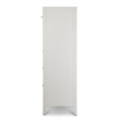 Pemberly Row Contemporary 6-Drawer Woven Chest in Sand in Stark White