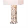 Pemberly Row Mother of Pearls Coastal Table Lamps (Set of 2)