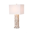 Pemberly Row Mother of Pearls Coastal Table Lamps (Set of 2)