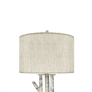 Pemberly Row 29.5&quot Birchwood Coastal Trio Table Lamps Whitewash (Set of 2)