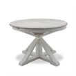 Pemberly Row Contemporary Butterfly Leaf Extension Dining Table in Gray