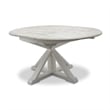Pemberly Row Contemporary Butterfly Leaf Extension Dining Table in Gray