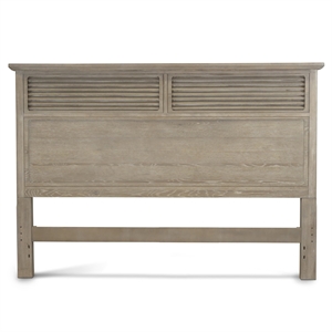 Pemberly Row Contemporary Queen Headboard in Glazed Driftwood