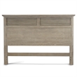 Pemberly Row Contemporary Queen Headboard in Glazed Driftwood