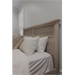 Pemberly Row Contemporary Queen Headboard in Glazed Driftwood