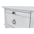 Pemberly Row 1-Drawer Open Nightstand in White/Soft Grey Glaze