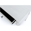 Pemberly Row 1-Drawer Open Nightstand in White/Soft Grey Glaze