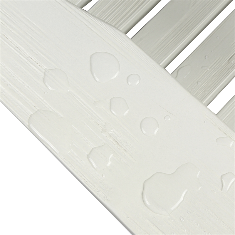 Pemberly Row Traditional Cedar Wood Adirondack Porch Rocker in White