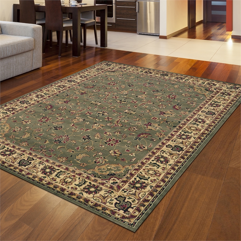 Pemberly Row Traditional Floral 6'7