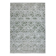 Pemberly Row Polyester Transitional Geometric Green 5x8 Area Rug