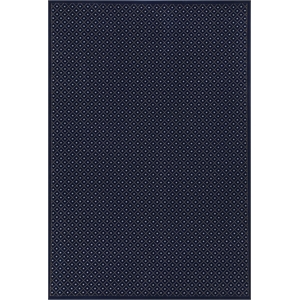Pemberly Row Geometric 3'3 X 4'11 Polypropylene Area Rug in Navy Blue