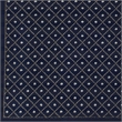 Pemberly Row Geometric 2'2 x 7'7 Polypropylene Area Rug in Navy Blue