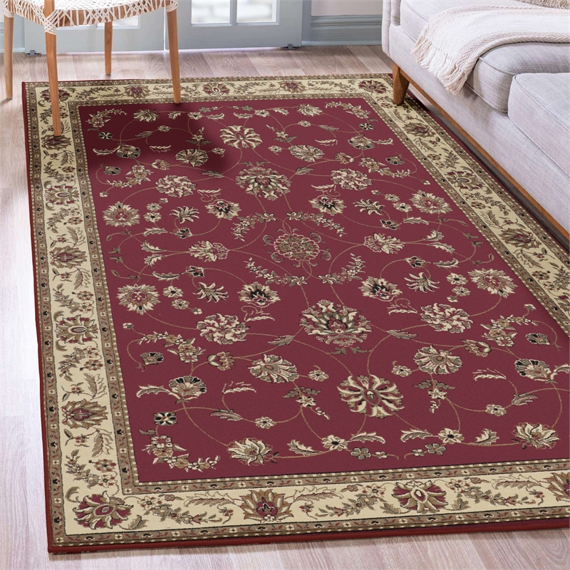 Pemberly Row Oriental Floral 7'9