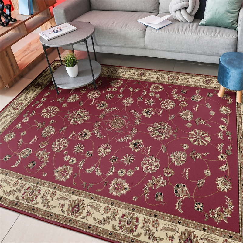 Pemberly Row Oriental Floral 7'9