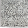 Pemberly Row Polyester Transitional Abstract Gray Runner Area Rug