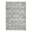 Pemberly Row Polyester Transitional Geometric Gray 3x5 Area Rug