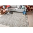 Pemberly Row Polyester Transitional Abstract Beige 5x8 Area Rug