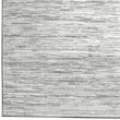 Pemberly Row Polyester Transitional Striated Gray 8x10 Area Rug