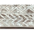 Pemberly Row Polyester Transitional Geometric Beige Runner Area Rug